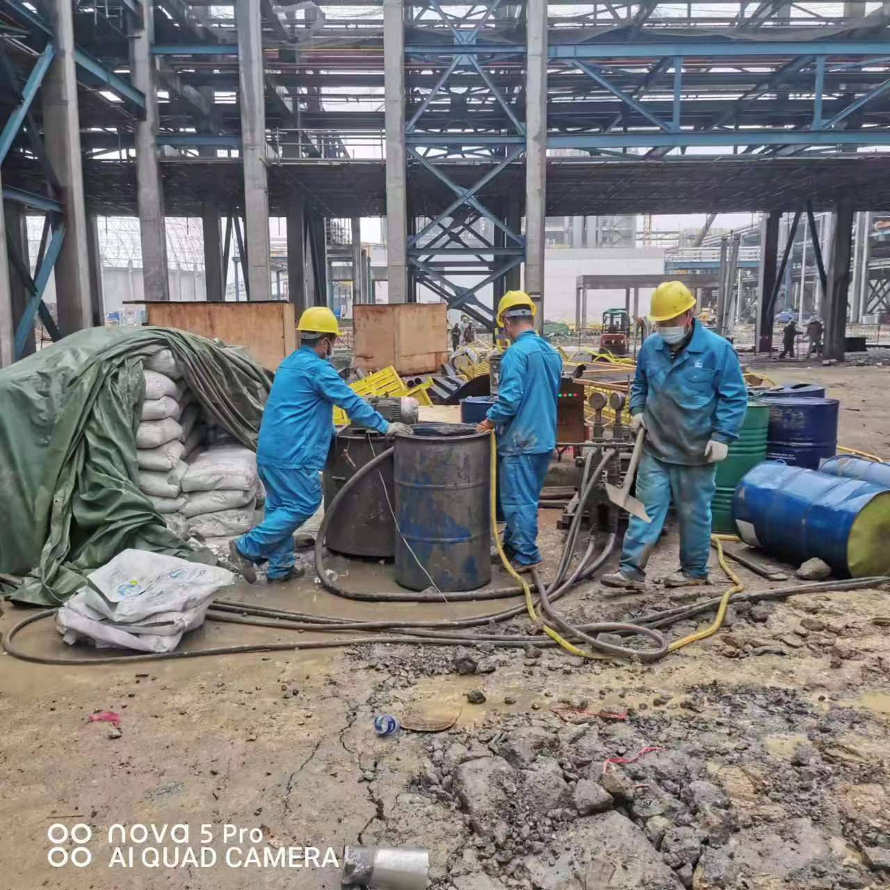 晋城设备基础下沉沉降注浆加固施工